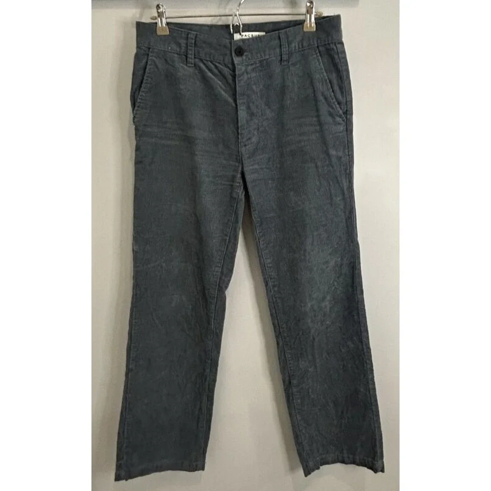 Pacsun Mens Straight Corduroy Pants Dusty Blue Size 30 x 32